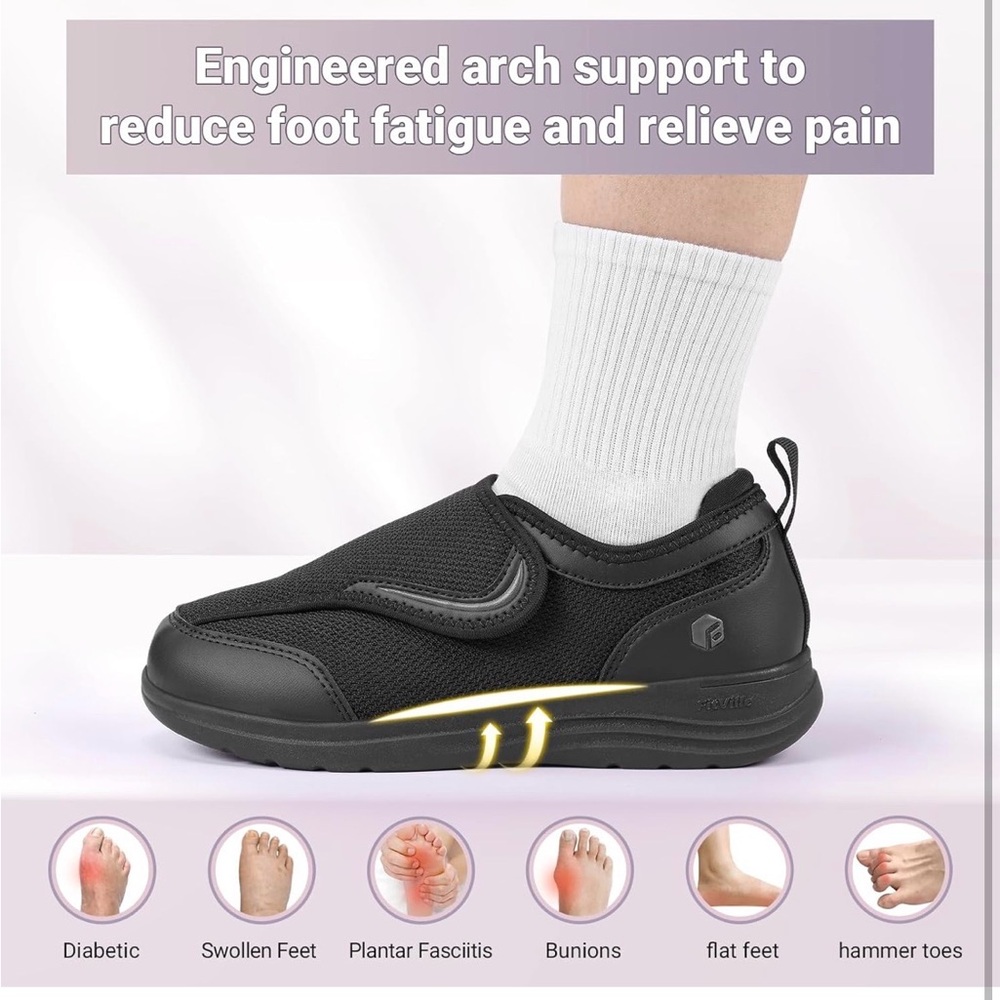 Men's Diabetic Slip-On Shoes - Picture 2 of 10
